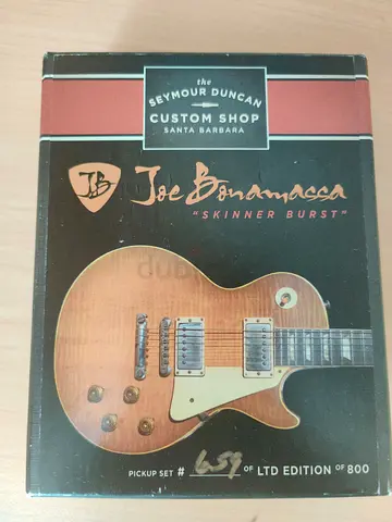 Seymour Duncan Custom Shop Joe Bonamassa Skinner Burst Humbucker Set - Aged Nickel Cover