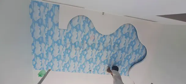 Wall paper work
