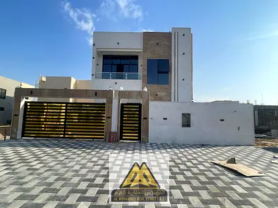 فيلا للإيجار  في الزاهيه  3 غرف نوم ماستر ومجلس وصاله ومطبخ وغرفه خادمه مع المكيفات  مطلوب 110000 درهم