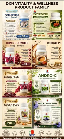 DXN Vitality and Wellness Supplements Collection