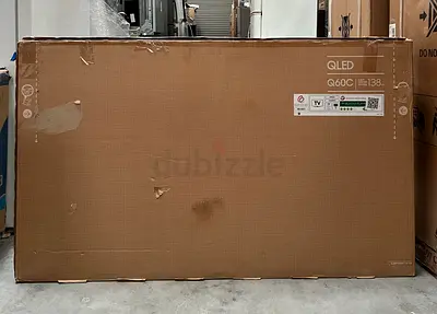 New Samsung TV 55-Inch QLED TV 4K Smart TV QA55Q60CAU with Box