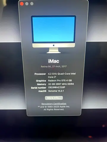 iMac 2017 5K Dispaly Refurbished