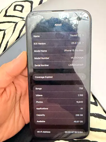 Apple iPhone 15 Pro Max 256GB