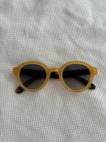 MOSCOT N.Y.C. Sunglasses - Colour - Honey / Tortoise-Forest Wood (size 47) - Perfect Condition