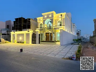 Luxury family villa for sale in Al Rawda 2 – Ajman. Elegant design and spacious areas that offer you and your family the highest levels of comfort and