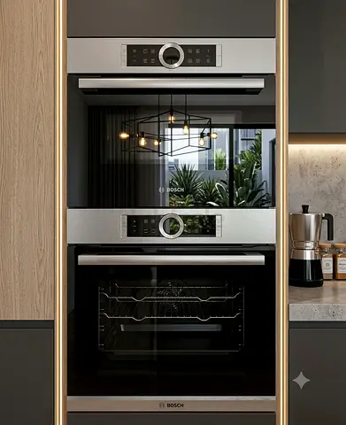 Bosch Series 8 Built-In Oven Microwave Set 60×60 – Premium German Engineering