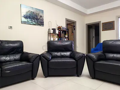 Black Leather Armchair