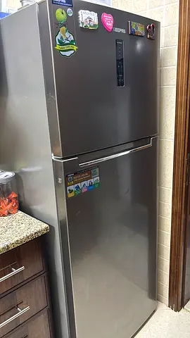 Stainless Steel Refrigerator - Top Freezer, Good Condition