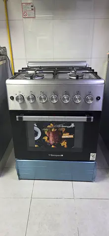 4-Burner Stainless Steel Gas Range with Oven - Almost New