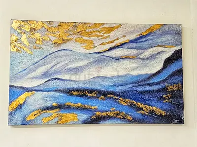 Goil foil painting canvas