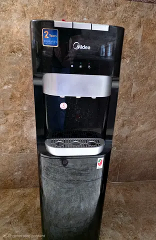 Midea Water Dispenser / Cooler - Black, Working Condition