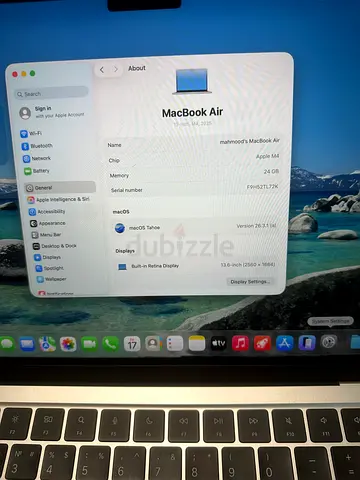 MacBook Air 13-inch (M4) 2025 Good Condition, macOS Ventura used normal keyboard Englis and Russian