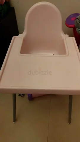Lightly Used Pink Baby High Chair / Feeding Chair