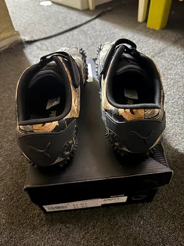 Puma golf spiked shoes - camo/black, size EU 42.5 (Lighlty used)
