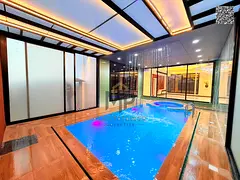 🏡 Luxury villa for sale in Al-Raqaib for citizens only | 6 master bedrooms + swimming pool + jacu