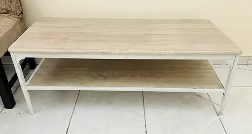 Wood and Metal TV Stand / Entertainment Unit - Light Oak Finish