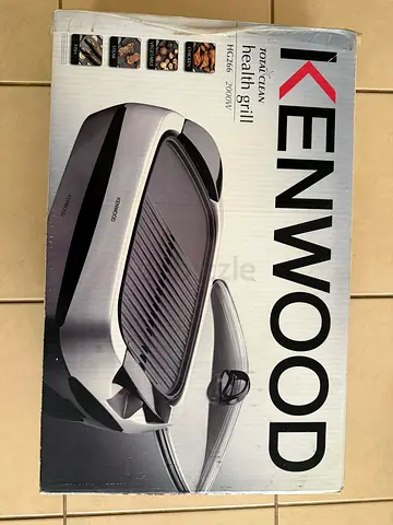 Kenwood Total Clean Health Grill HG266 2000W - Sparingly Used, Complete in Box