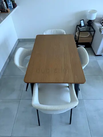Dining table with chairs