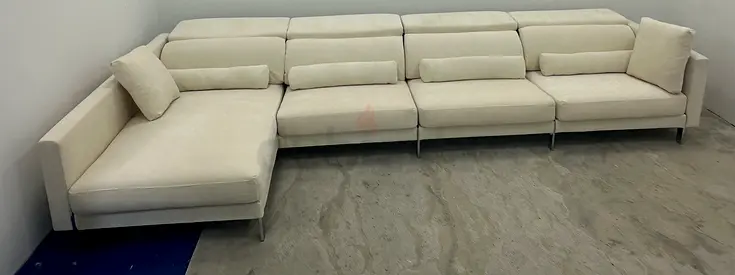 Like new condition Italy brand lshape sofa
