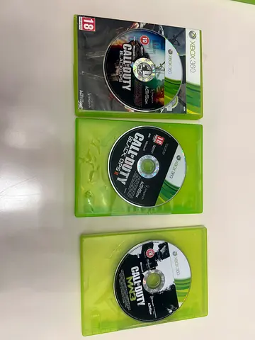 Xbox 360 games COD black ops black ops 2 modern warfare 3