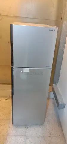Hitachi Top-Freezer Refrigerator - Silver, Good Working Condition