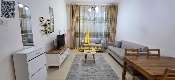 🏢افخم وارقى شقة غرفة وصالة مفروشة بالكامل للإيجار الشهري في أبراج السيتي مع باركن خاص – النعيمية 3 شارع الشيخ خليفة| شامل الفواتير🏢 استمتع بالسكن في