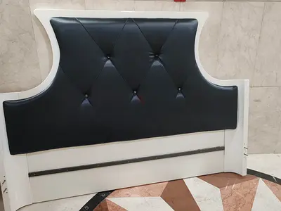 Double bed with two side drawers for sale