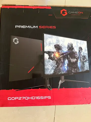 GameOn Premium Series 27 Gaming Monitor (GOP27QHD165IPS) - Boxed