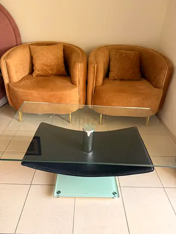Sofa and tea table