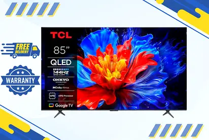 TCL 85 Inch T8C QLED 144Hz 4K Smart Google TV 85T8C