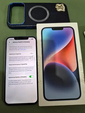 iPhone 14 PLUS- 256GB, Good Condition with Box HEALTH 89 LCD CHANGE