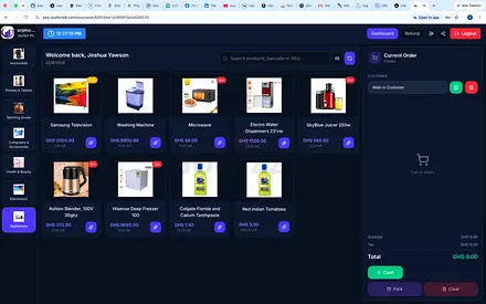 POS Software (Web Appp)