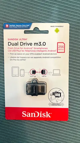 Sandisk dual drive usb 256gb