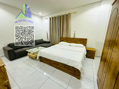 استديو - اجار شهري - شامل - مفروش - فرش نظيف