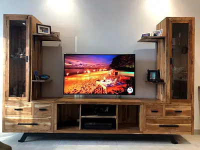 TV unit solid wood
