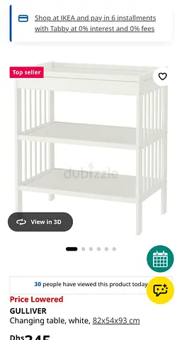 Baby bed excellent condition