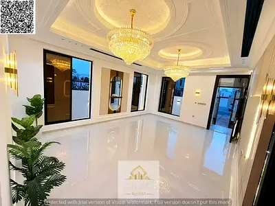 Own your luxury villa in Ajman, two floors and a roof, including registration and ownership fees, w