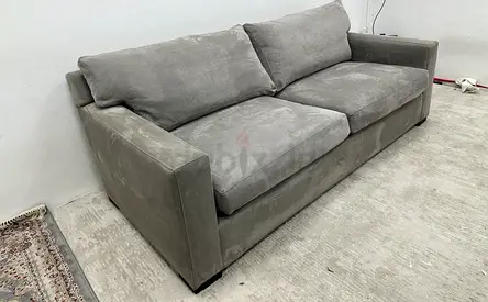 Selling cratebarrel axis model three seater sofa