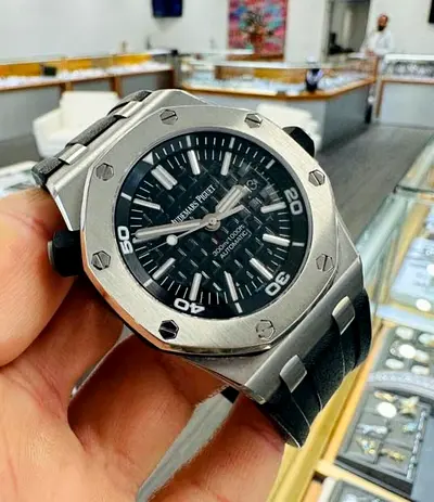 Audemars Piguet Royal Oak Offshore Steel Diver Black Dial 42mm Watch