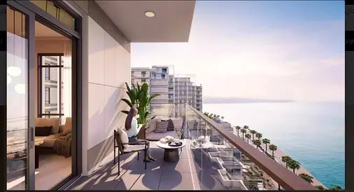 3-bedroom townhouse for sale at Maryam Island (Crystal View project), directly overlooking the sea.