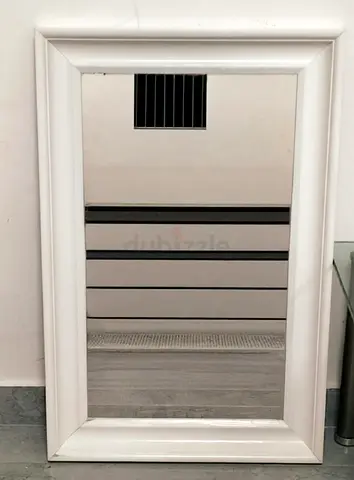 Ikea White Framed Full-Length Wall Mirror - Good Condition