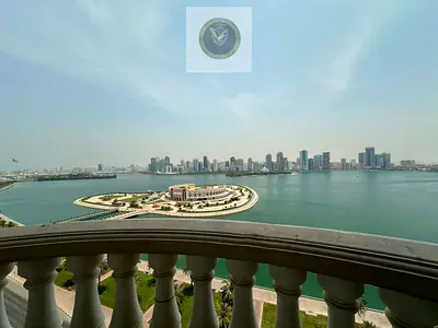 Four Bedroom Apartment Free AC Free Parking Gym Pool Master Maid Room Two Terraces Direct Sea View