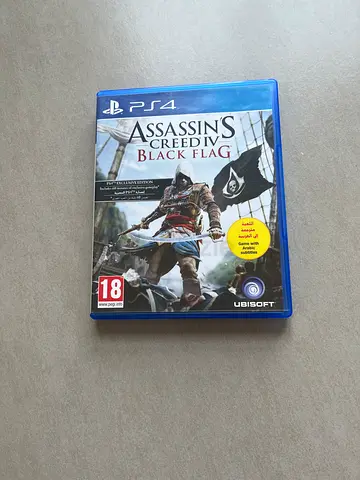 Assassins Creed IV: Black Flag (PS4) - Original Game Disc  Case