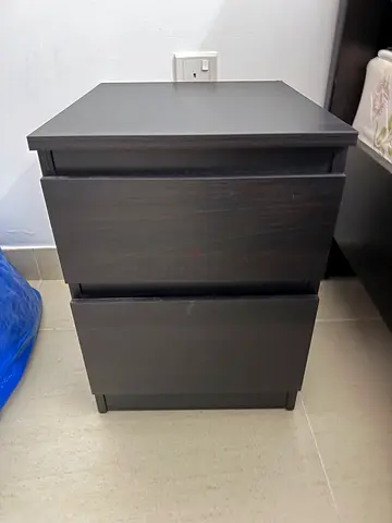 Ikea Kullen Set, Chest of Drawers and 2 Nightstands