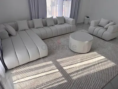 Elegant Fabric Brand New Sofa Set with Soft Cushions and Strong Wooden Support Frame
