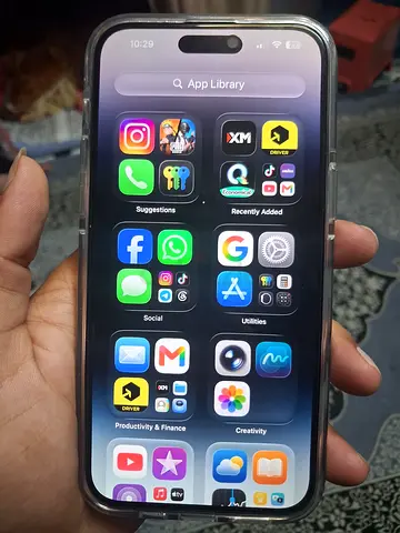 Used Apple iPhone 14 pro max  (Good condition) with Clear Case