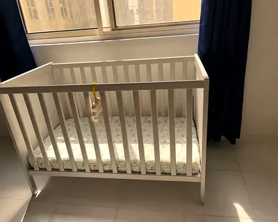 🌟 IKEA SUNDVIK Baby Crib/Bed + Mattress – Excellent Condition 🌟