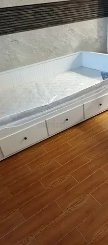 IKEA Hemnes Daybed frame with underneath storage drawers with mattresses in excellent condition