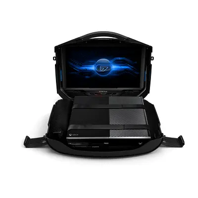 Portable gaming monitor with built-in screen — G7 style case (works with consoles/PS/Xbox/ps4/5)