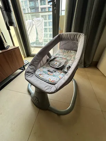 Mastela 3-in-1 Baby Swing Bassinet – Like New | Grey